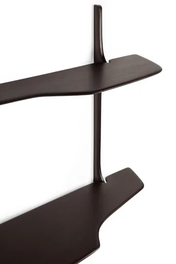 PI veggmontert skrivebord - Dark brown mahogny, 140x48 cm - Ethnicraft