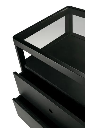 Spindle kommode - Svartlakkert eik, 4 skuffer - Ethnicraft