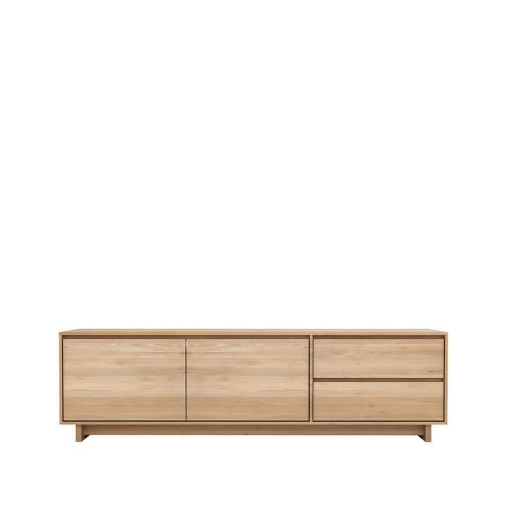 Wave mediebenk 60 x 210 cm, Hardwax oiled oak Ethnicraft