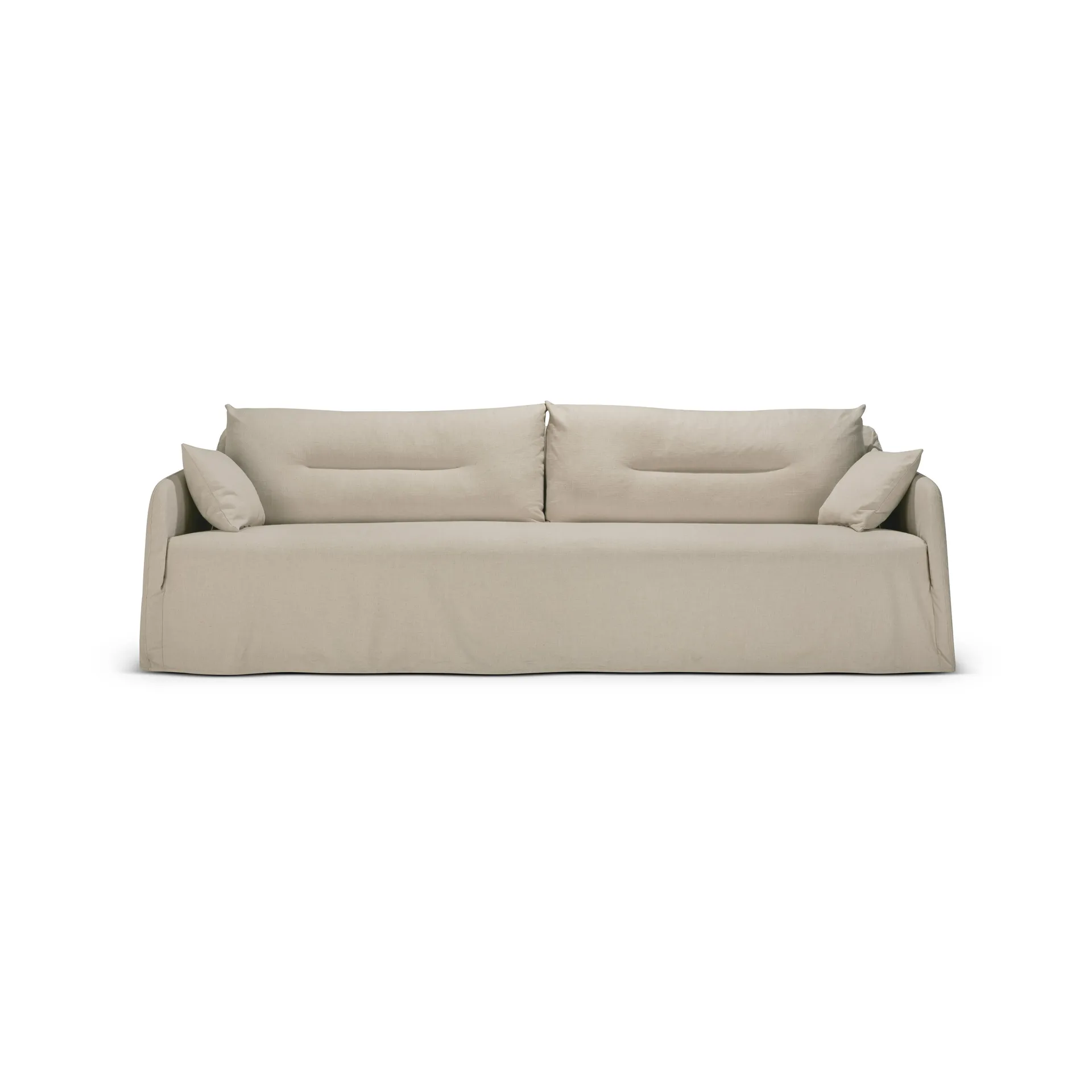 Weave sofa avtakbart trekk, Bone, 3-seter Ethnicraft