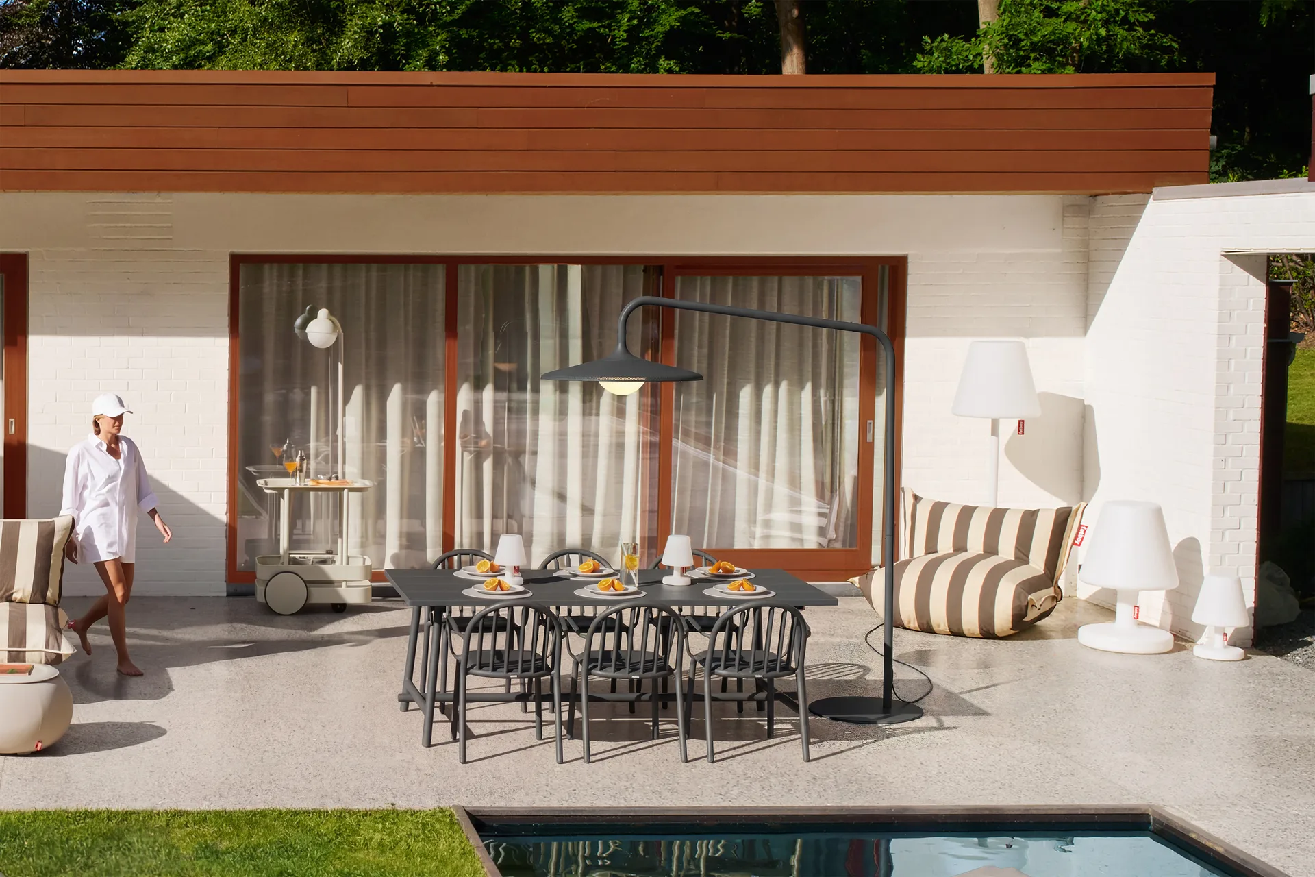 Archigrande outdoor lampe, Antracite, 233 cm Fatboy