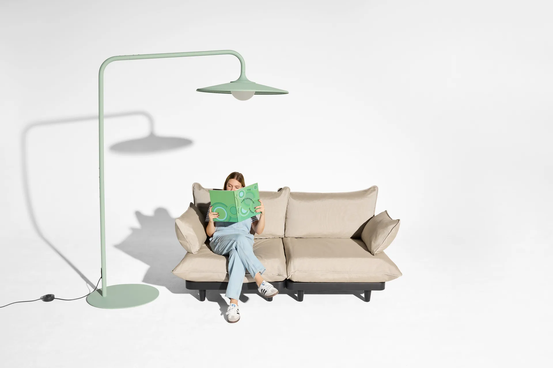 Archigrande outdoor lampe, Mist green, 233 cm Fatboy