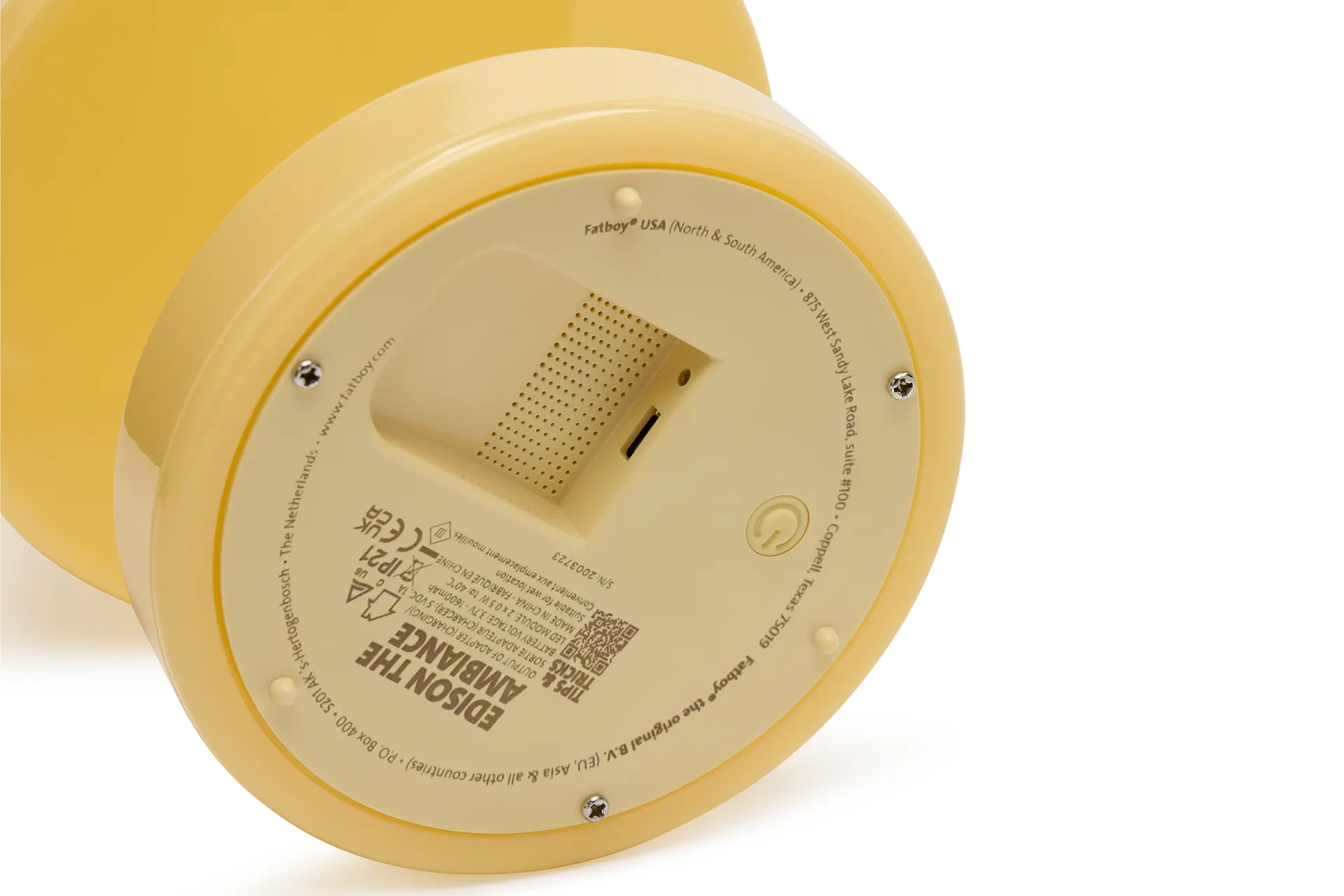 Fatboy Edison the Ambiance portabel bordlampe, Pale yellow, 25 cm Fatboy