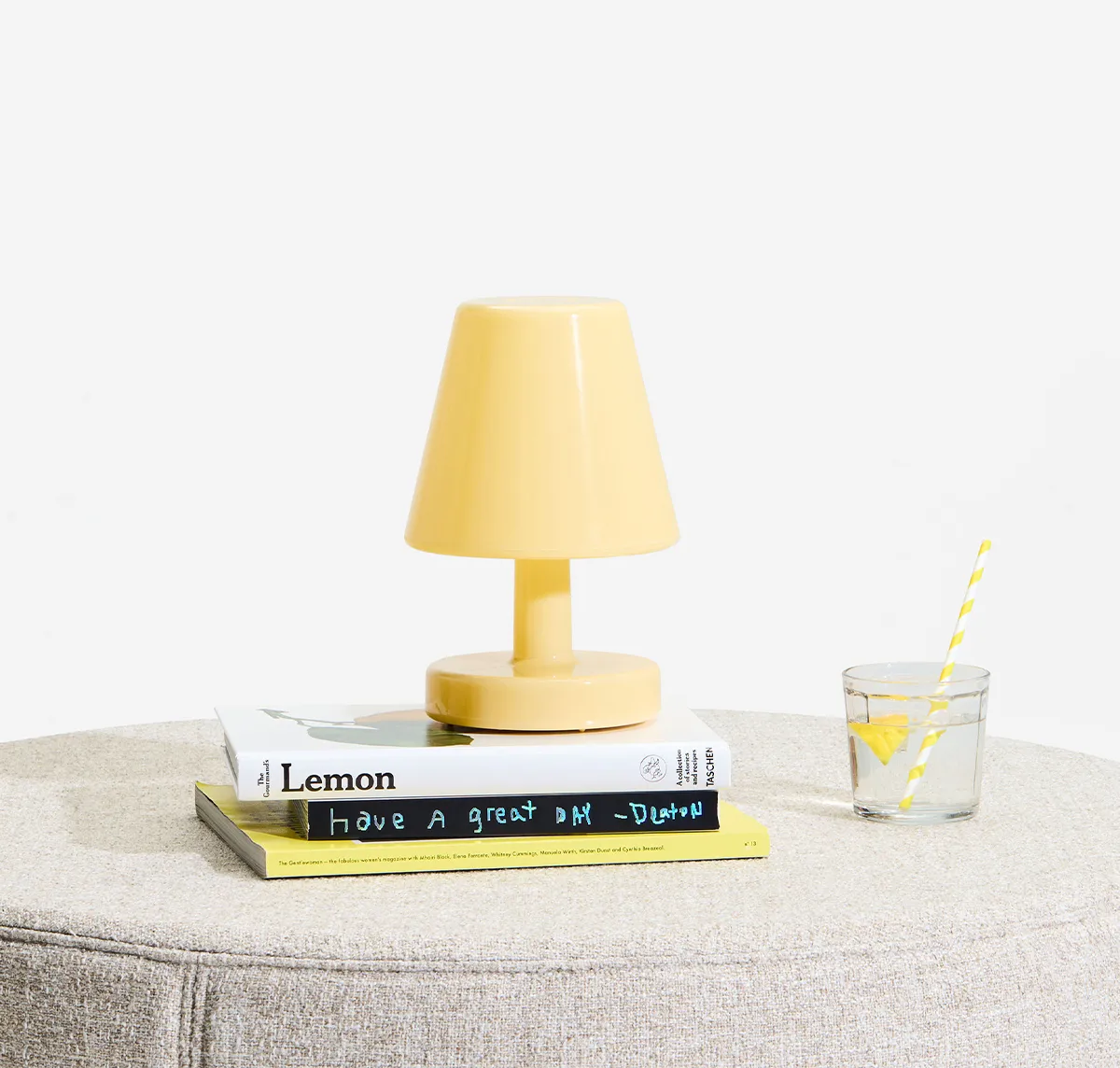 Fatboy Edison the Ambiance portabel bordlampe, Pale yellow, 25 cm Fatboy