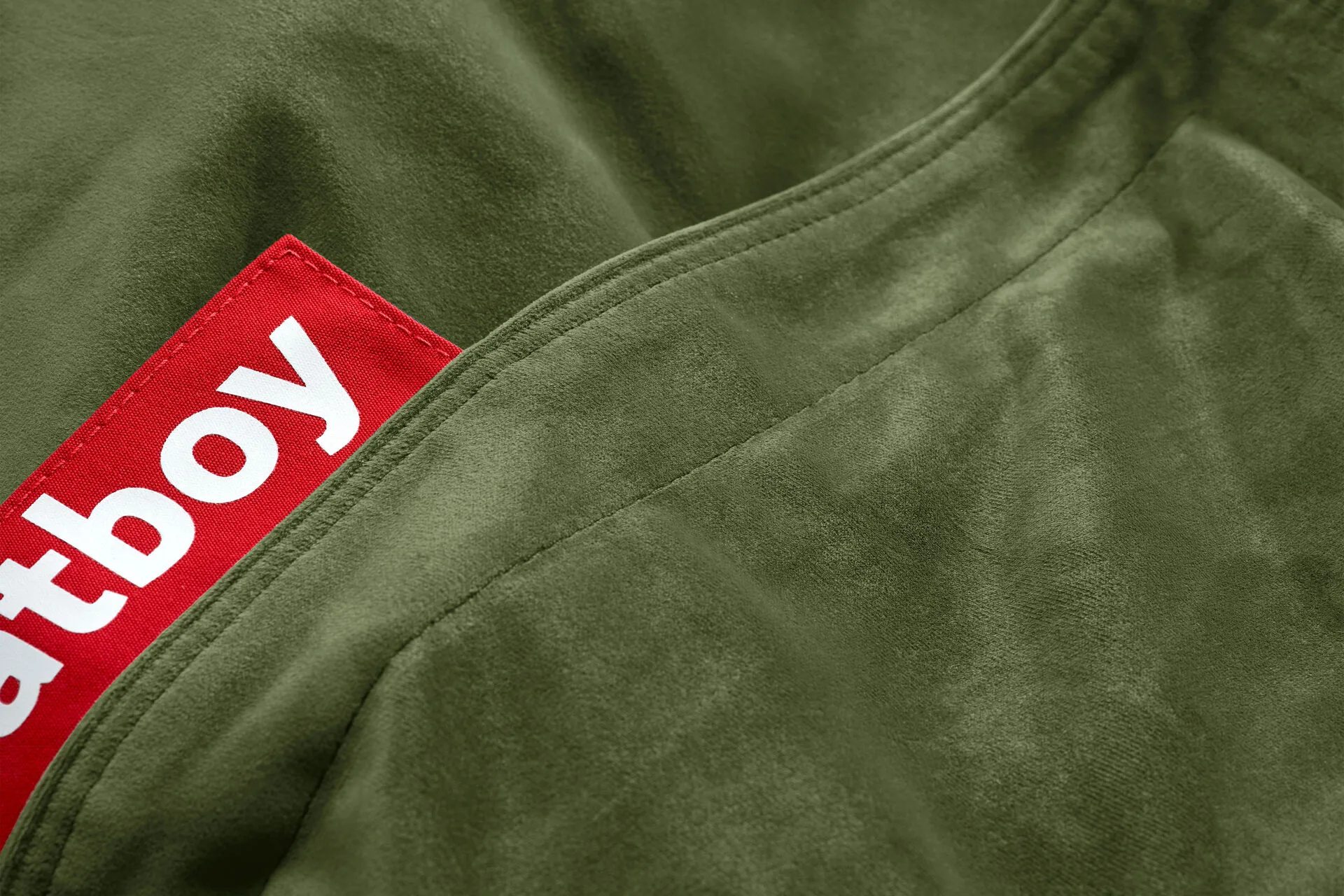 Fatboy Original Slim Velvet saccosekk, Recycled deep green Fatboy