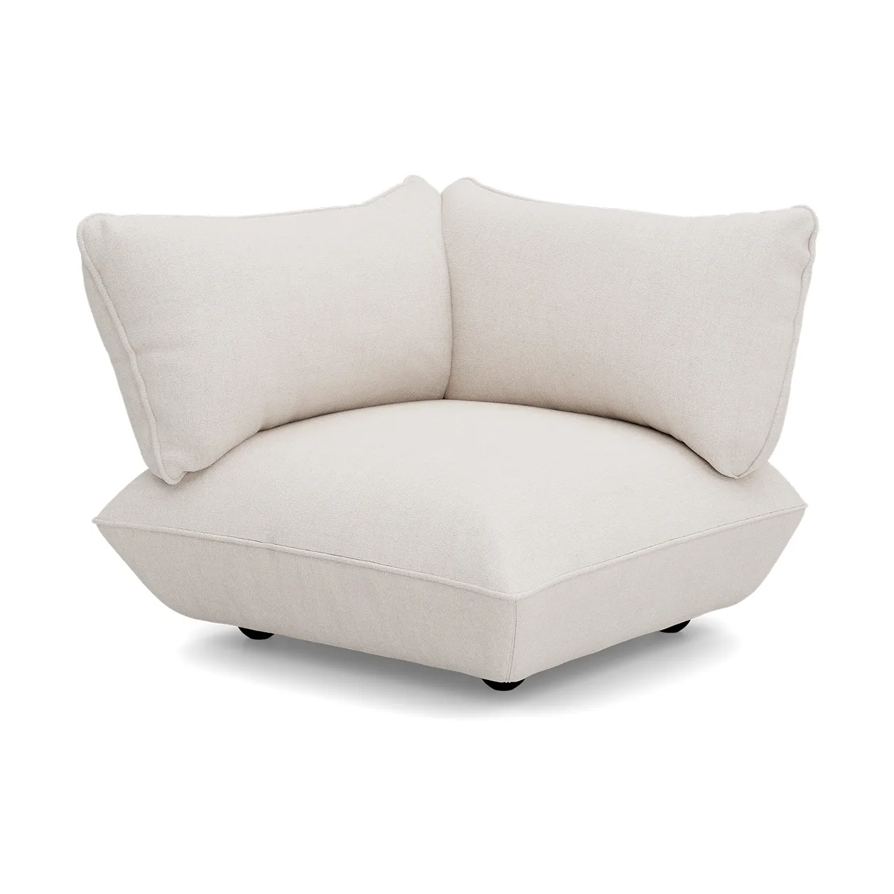Fatboy Sumo hjørnemodul, Boucle recycled creme, 108x108x90 cm Fatboy