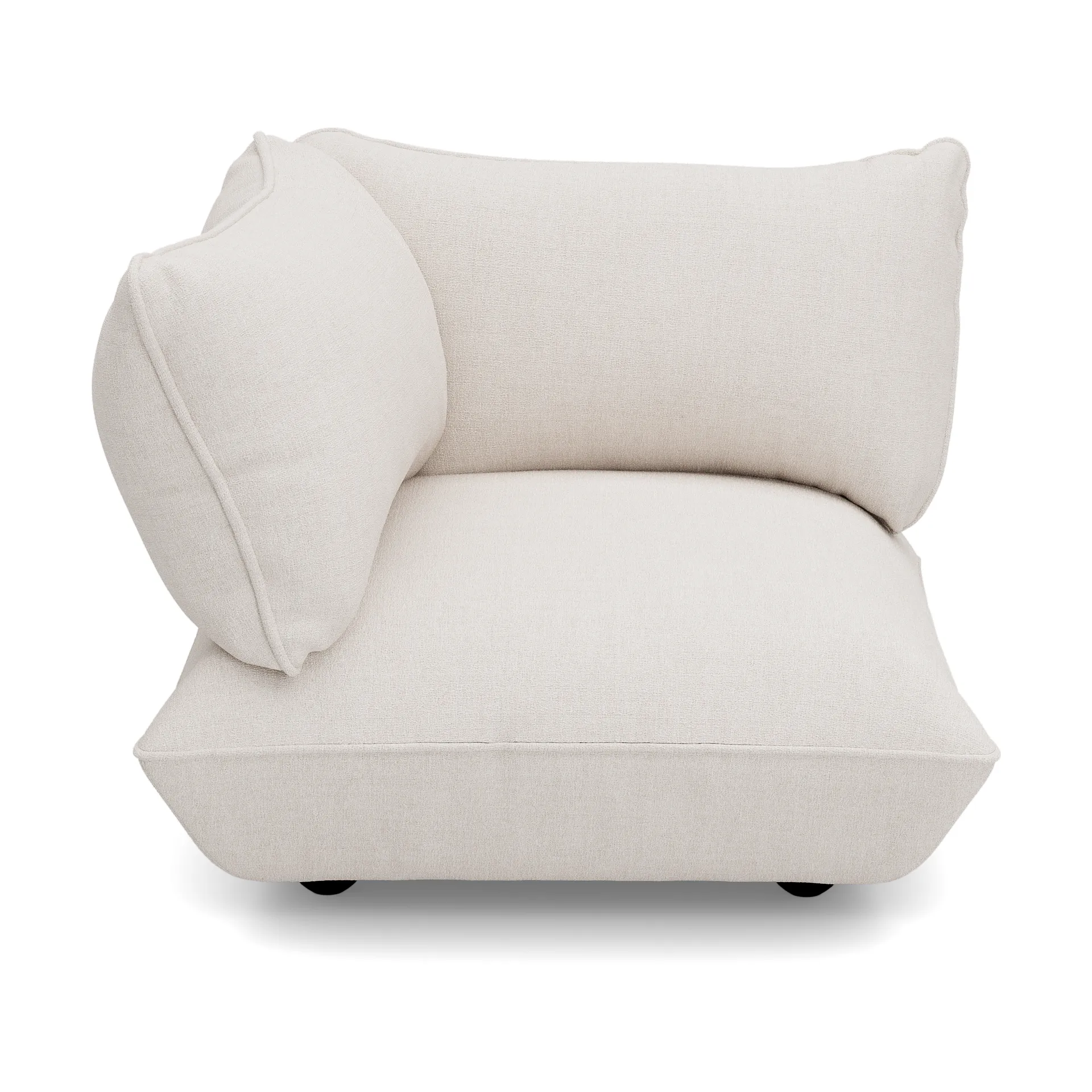 Fatboy Sumo hjørnemodul, Boucle recycled creme, 108x108x90 cm Fatboy