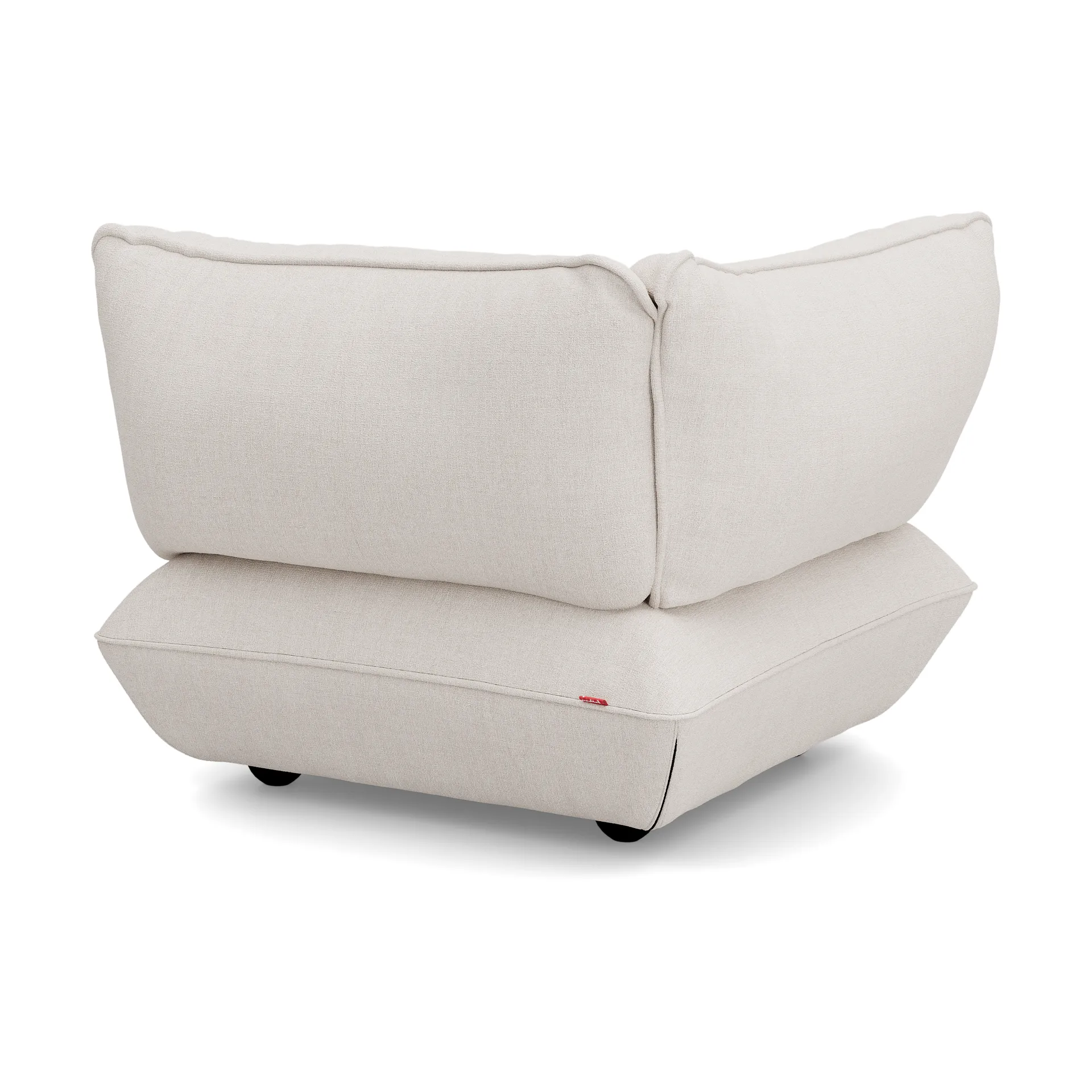 Fatboy Sumo hjørnemodul, Boucle recycled creme, 108x108x90 cm Fatboy