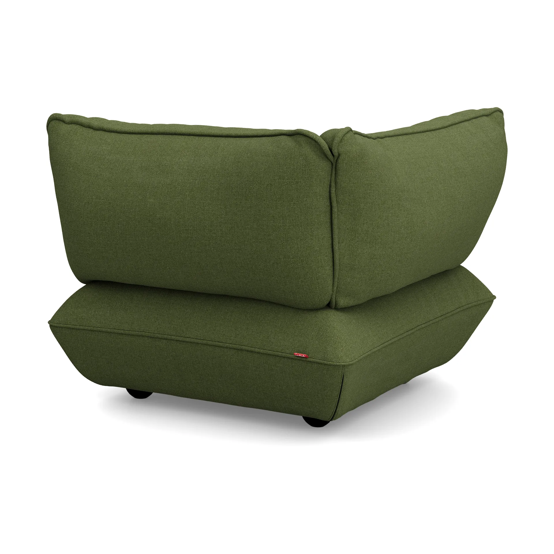 Fatboy Sumo hjørnemodul, Boucle recycled leaf green, 108x108x90 cm Fatboy