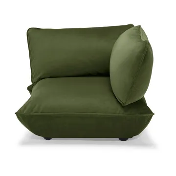 Fatboy Sumo hjørnemodul - Velvet recycled deep green, 108x108x90 cm - Fatboy