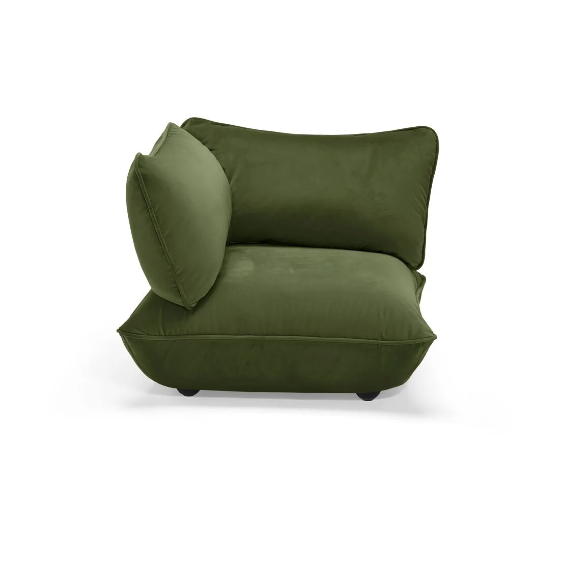 Fatboy Sumo hjørnemodul, Velvet recycled deep green, 108x108x90 cm Fatboy