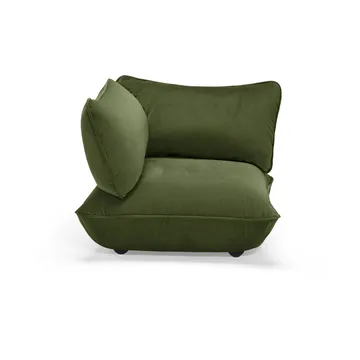 Fatboy Sumo hjørnemodul - Velvet recycled deep green, 108x108x90 cm - Fatboy