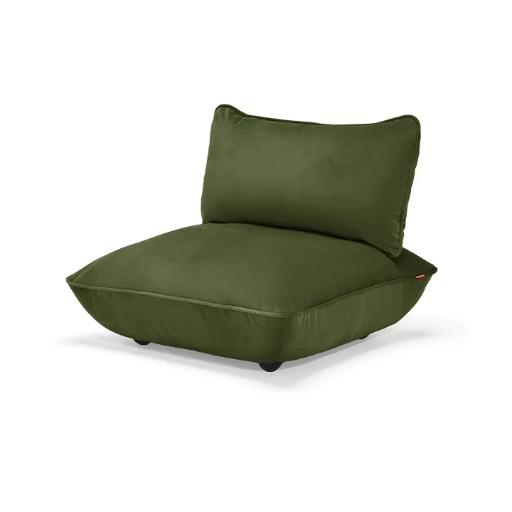 Fatboy Sumo midtmodul - Velvet recycled deep green, 108x108x90 cm - Fatboy