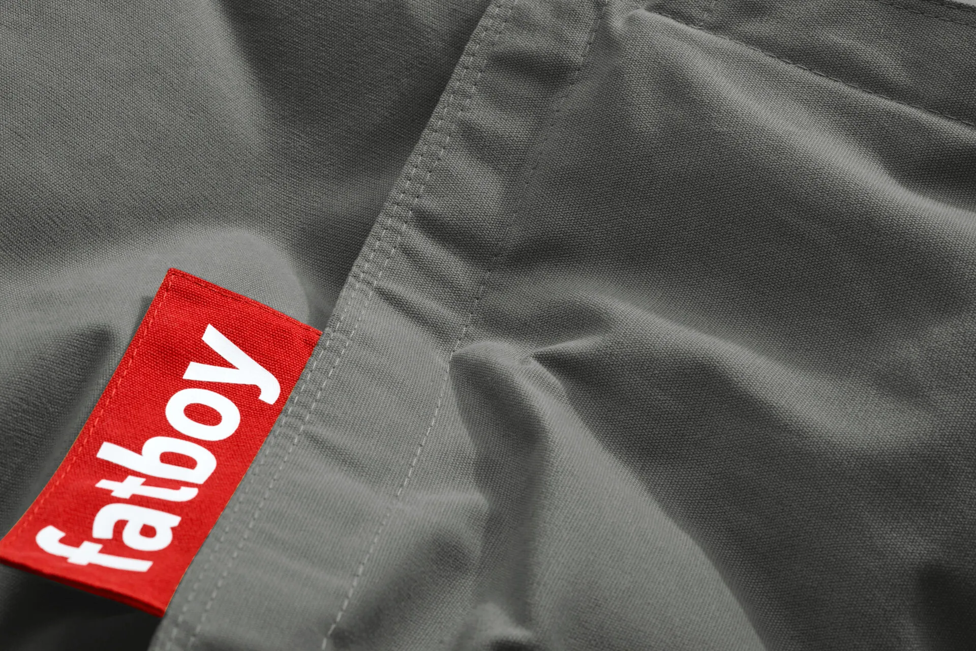 Fatboy the original puffer saccosekk, Canvas recycled charcoal grey, 180x140 cm Fatboy