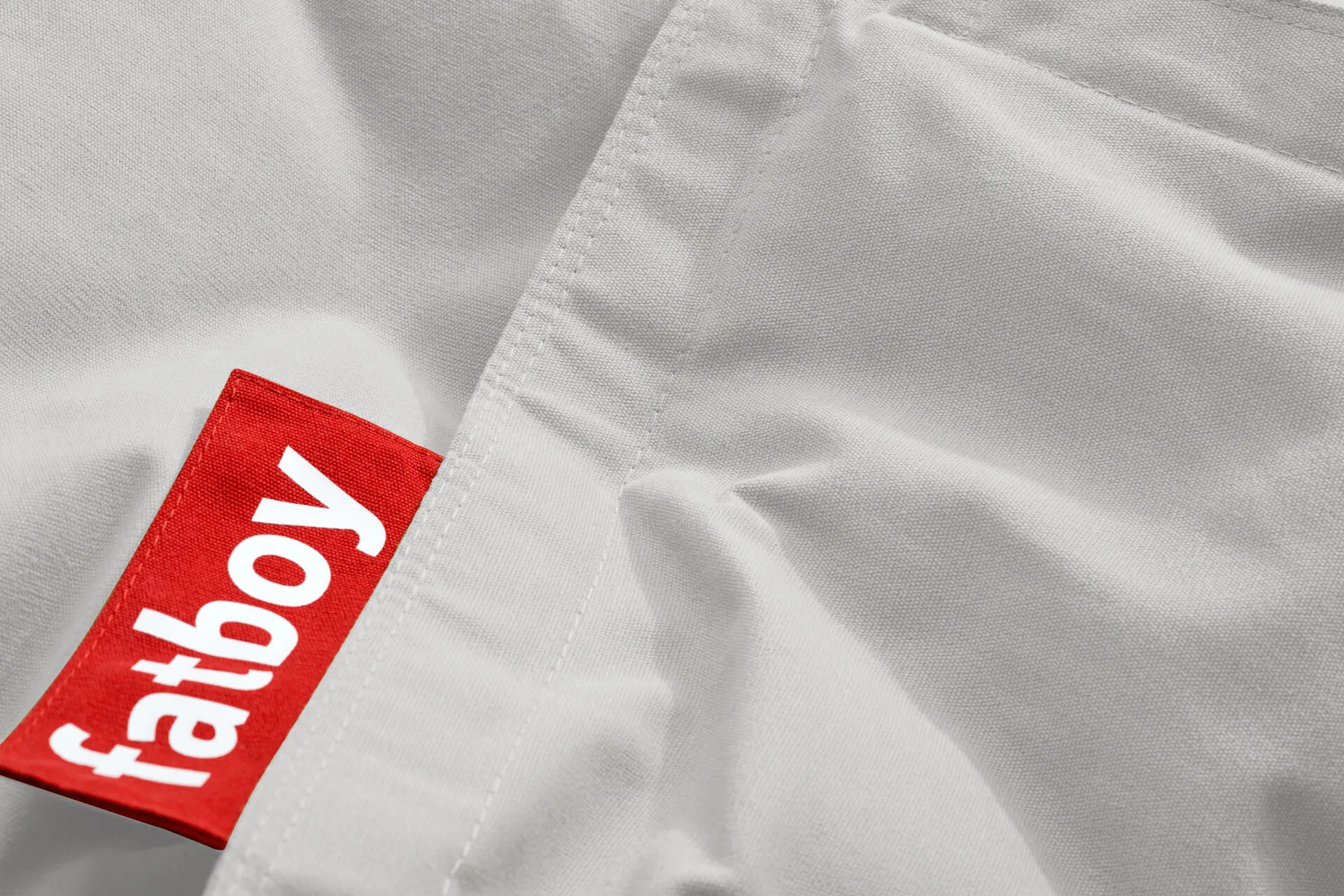 Fatboy the original puffer saccosekk, Canvas recycled cool grey, 180x140 cm Fatboy