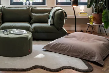 Fatboy the original puffer saccosekk - Canvas recycled taupe grey, 180x140 cm - Fatboy