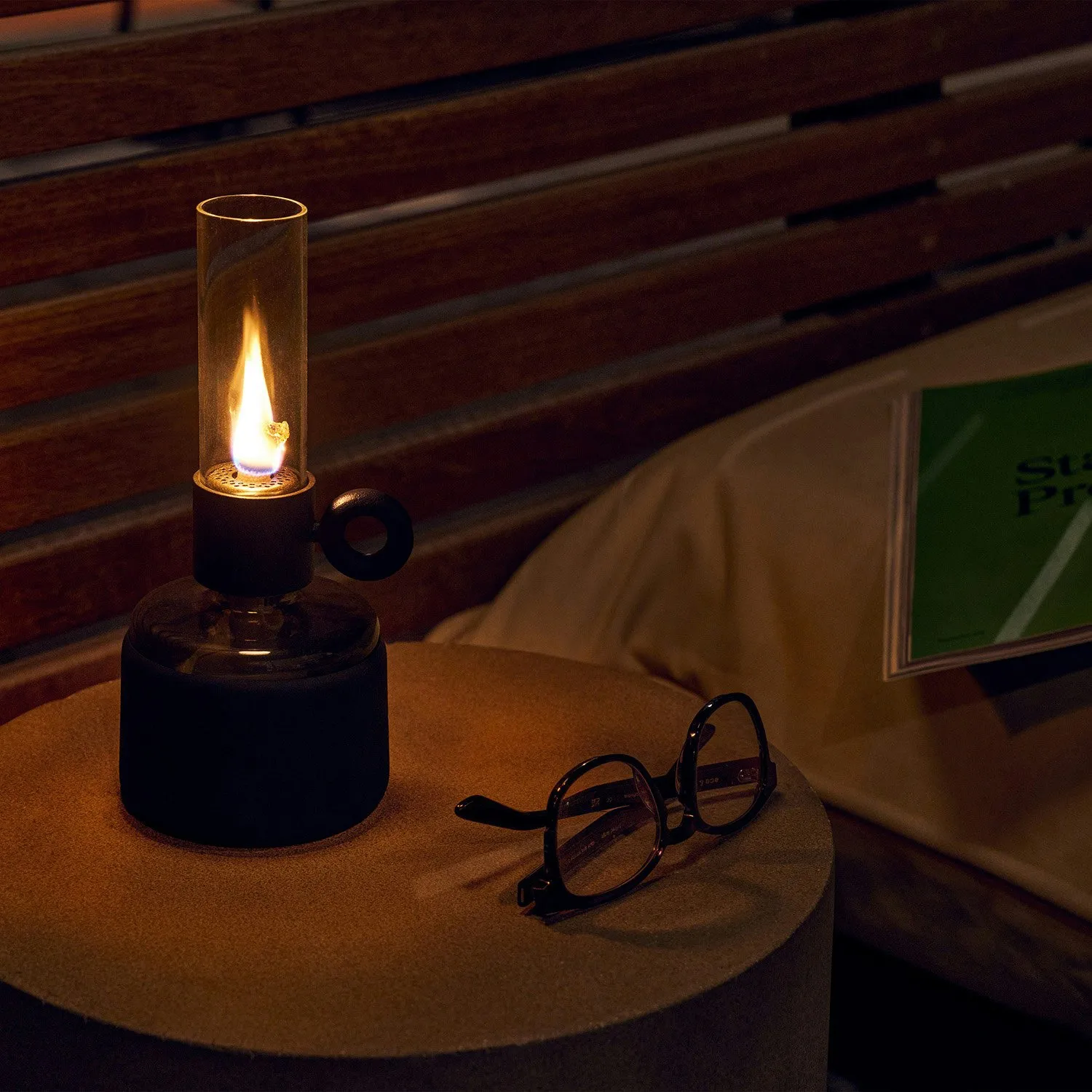 Flamtastique XS oljelampe, Black Fatboy