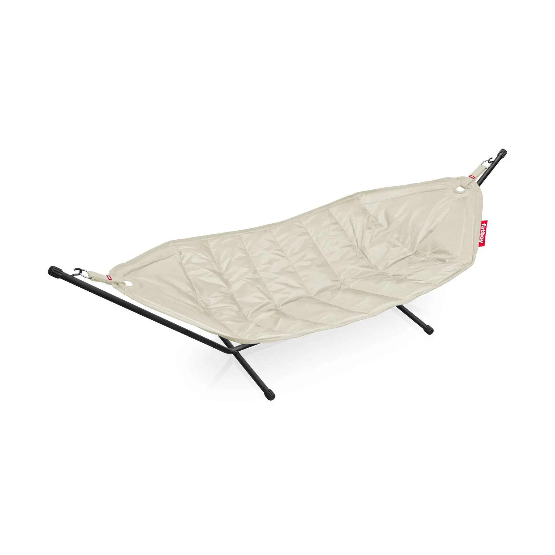 Headdemock hengekøye, Cream, inkl. stativ svart Fatboy