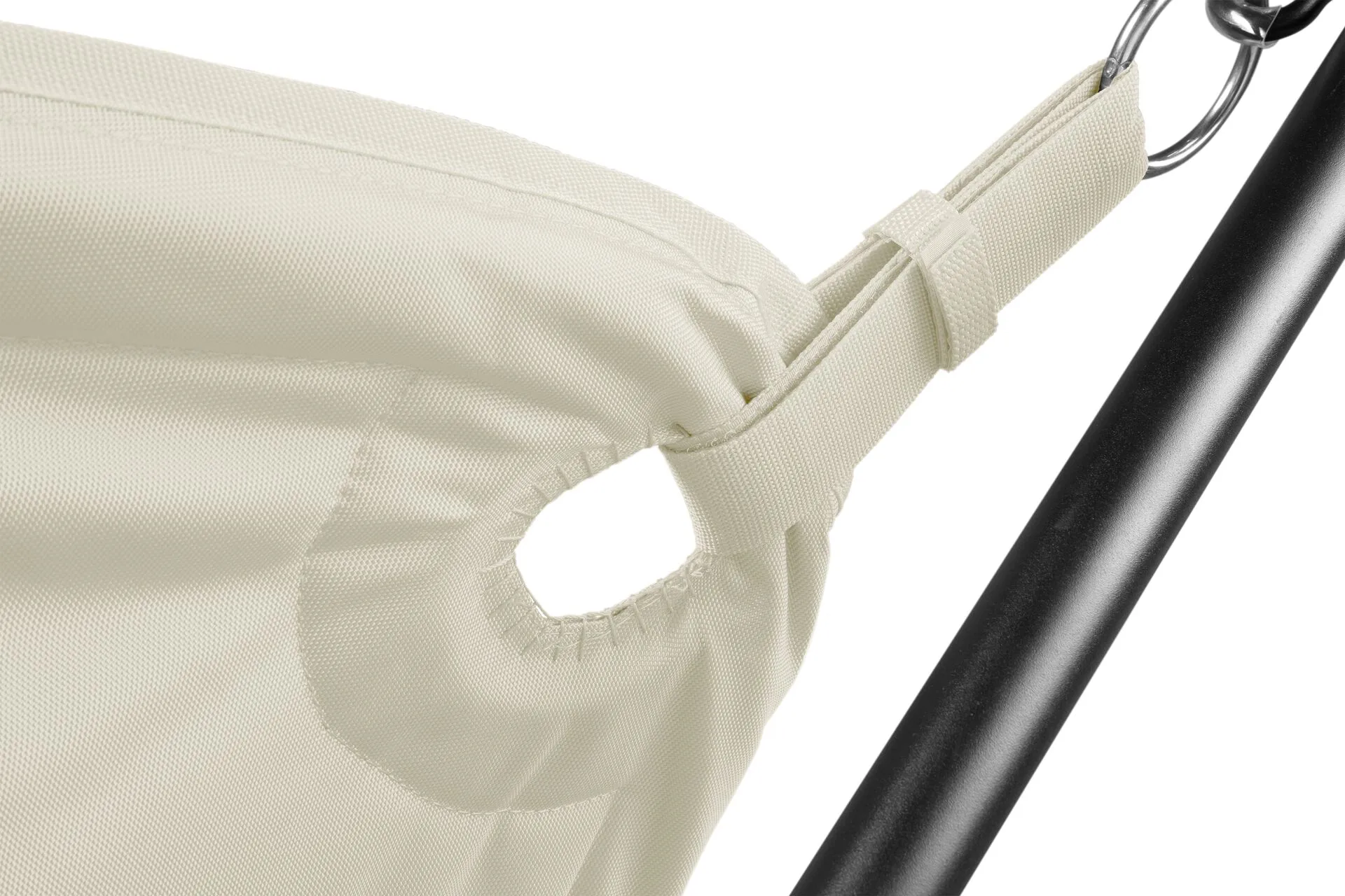 Headdemock hengekøye, Cream, inkl. stativ svart Fatboy