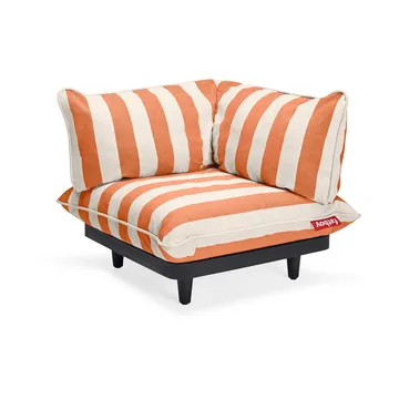 Paletti modulsofa - Stripe orange creme, hjørne venstre - Fatboy