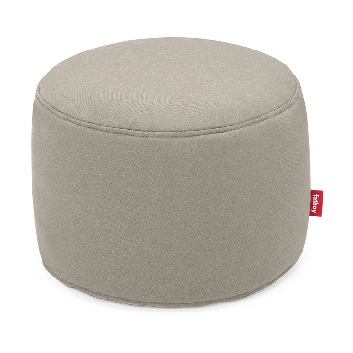 Point outdoor sittepuff - Grey taupe, large, 70x70x40 cm - Fatboy