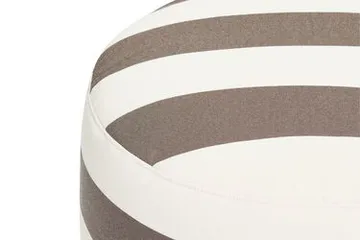 Point outdoor sittepuff - Stripe cacao, large, 70x70x40 cm - Fatboy
