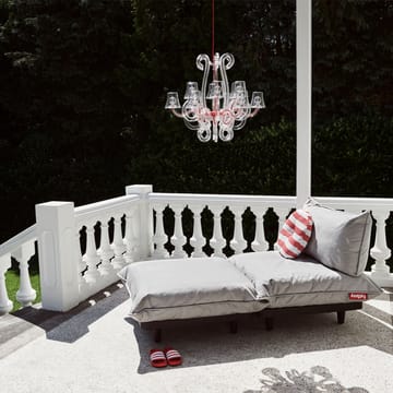 RockCoco lysekrone - transparent, rød ledning - Fatboy