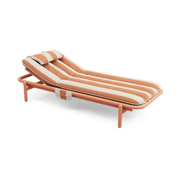 Sunbun dagseng - Terracotta-stripe orange, 212x97x39 cm - Fatboy