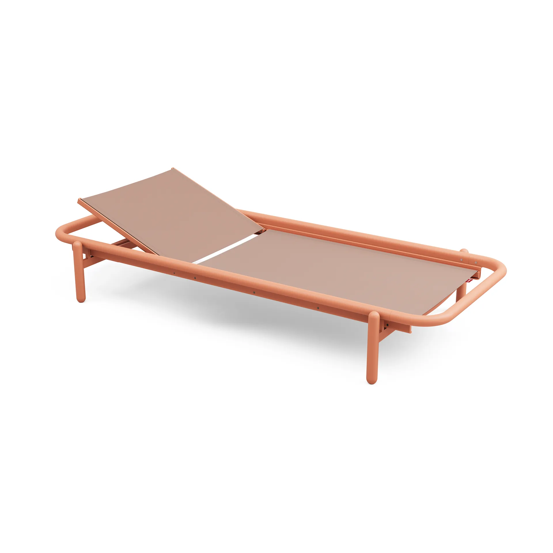 Sunbun dagseng, Terracotta-stripe orange, 212x97x39 cm Fatboy