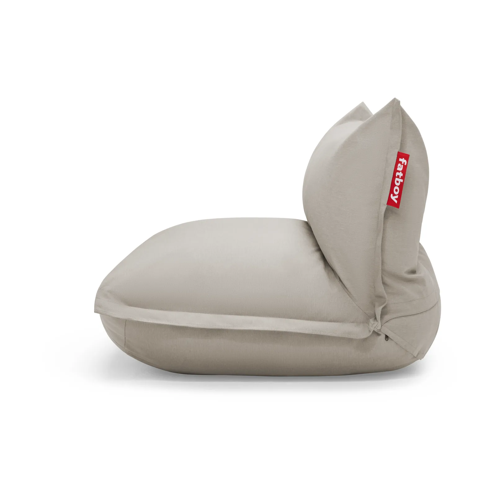 The BonBaron outdoor lenestol, Grey taupe, 120x120x75 cm Fatboy