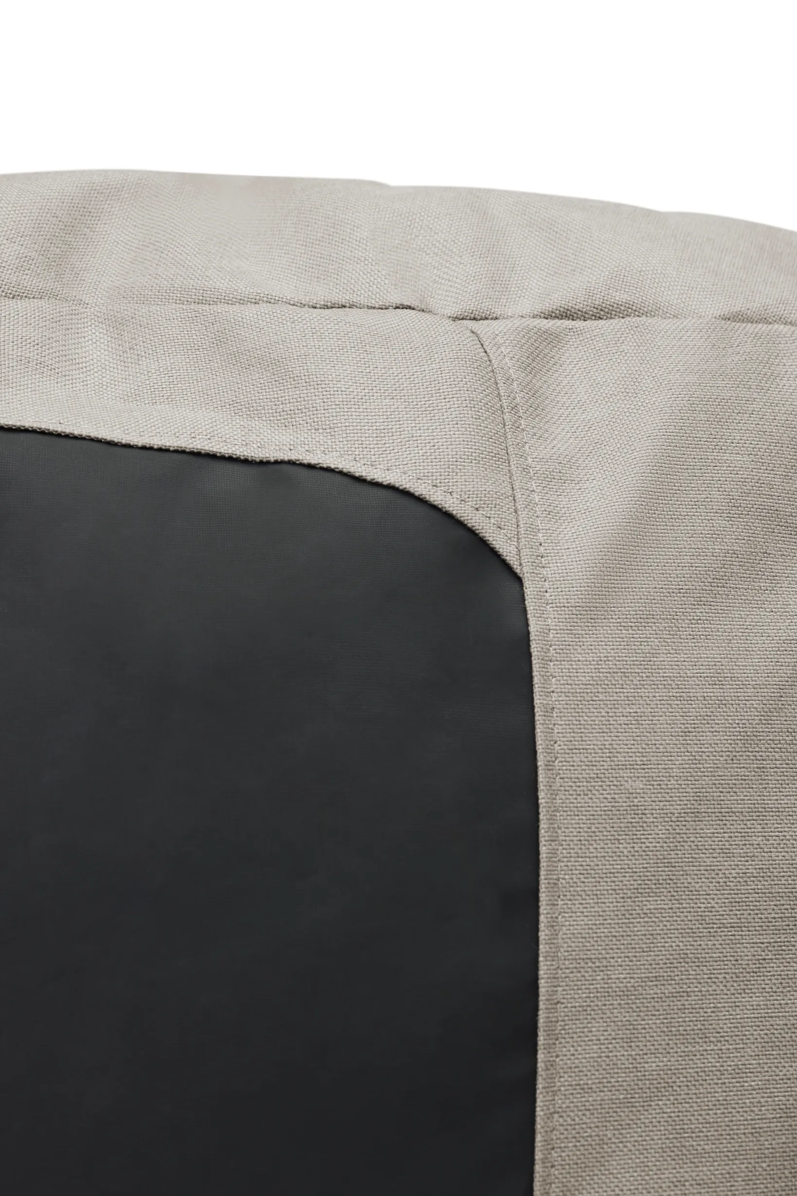 The BonBaron outdoor lenestol, Grey taupe, 120x120x75 cm Fatboy