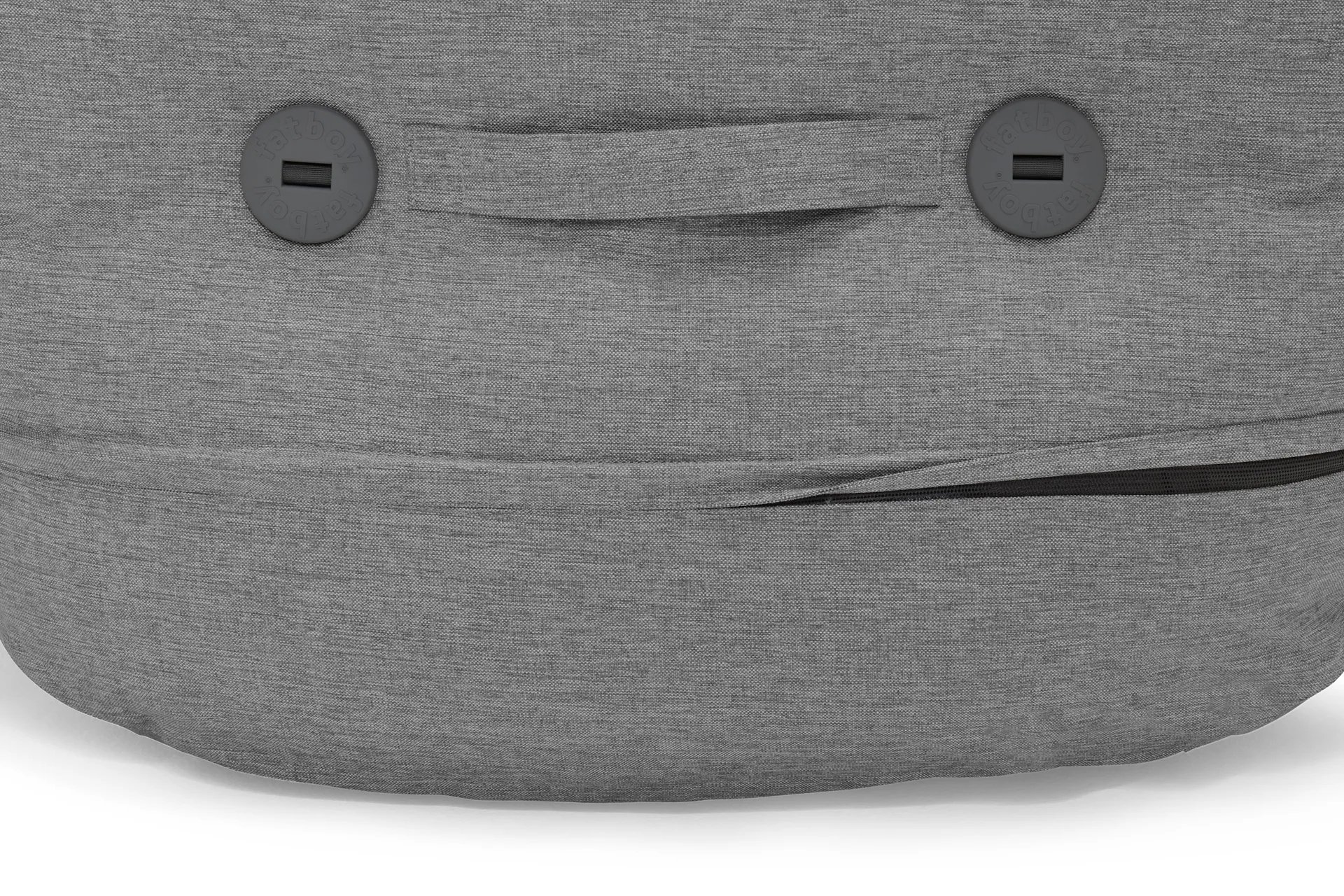 The BonBaron outdoor lenestol, Rock grey, 120x120x75 cm Fatboy