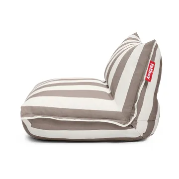 The BonBaron outdoor lenestol - Stripe cacao, 120x120x75 cm - Fatboy