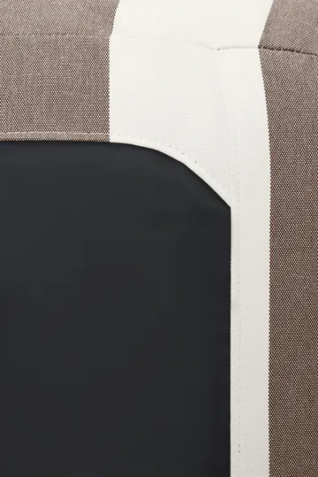 The BonBaron outdoor lenestol - Stripe cacao, 120x120x75 cm - Fatboy