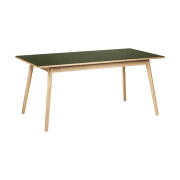 C35B spisebord 82x160 cm - Olive linoleum-eik nature waterbased laquer - FDB Møbler