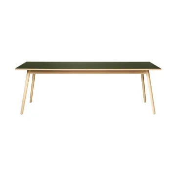 C35C spisebord 95x220 cm - Olive linoleum-oak nature waterbased laquer - FDB Møbler
