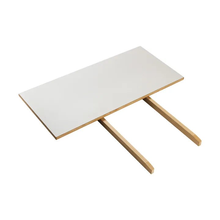 C35S ileggsplate 95x45 cm - Light grey linoleum-eik nature waterbased laquer - FDB Møbler