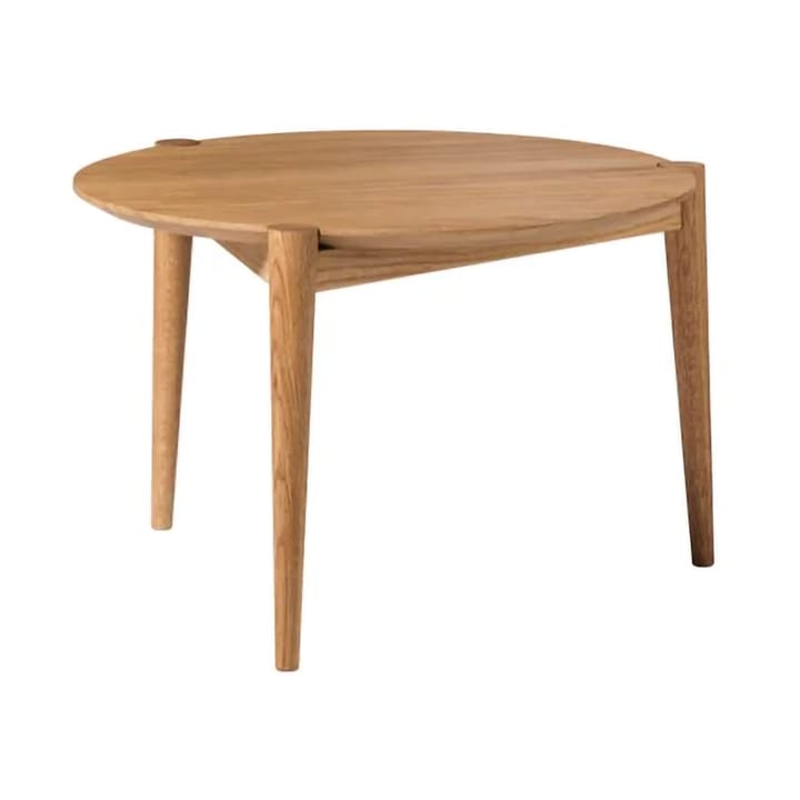 D102 Søs sofabord Ø55 cm, Eik heltre oljet FDB Møbler
