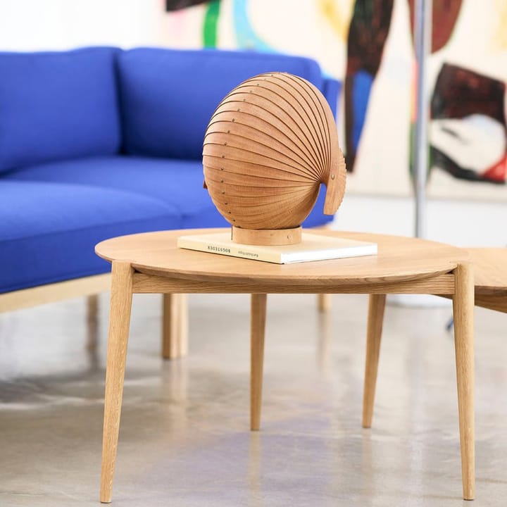 D102 Søs sofabord Ø70 cm, Eik heltre oljet FDB Møbler