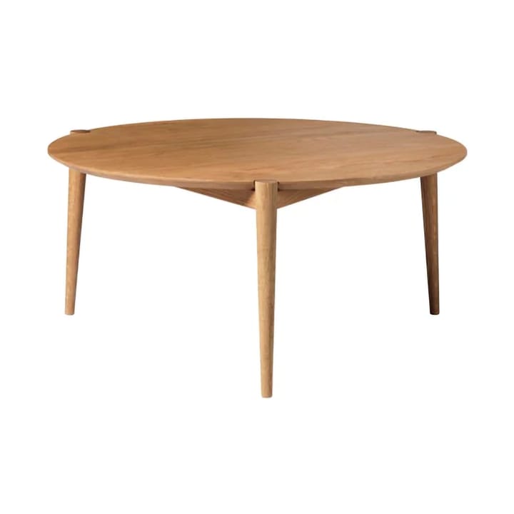 D102 Søs sofabord Ø85 cm - Eik heltre oljet - FDB Møbler