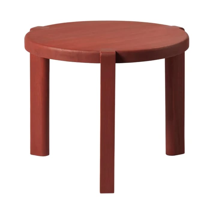 D108 Ragnesminde sofabord Ø48 cm - Karminrød - FDB Møbler