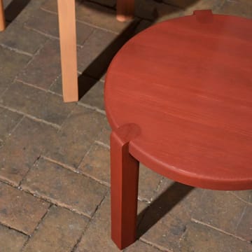 D108 Ragnesminde sofabord Ø48 cm - Karminrød - FDB Møbler