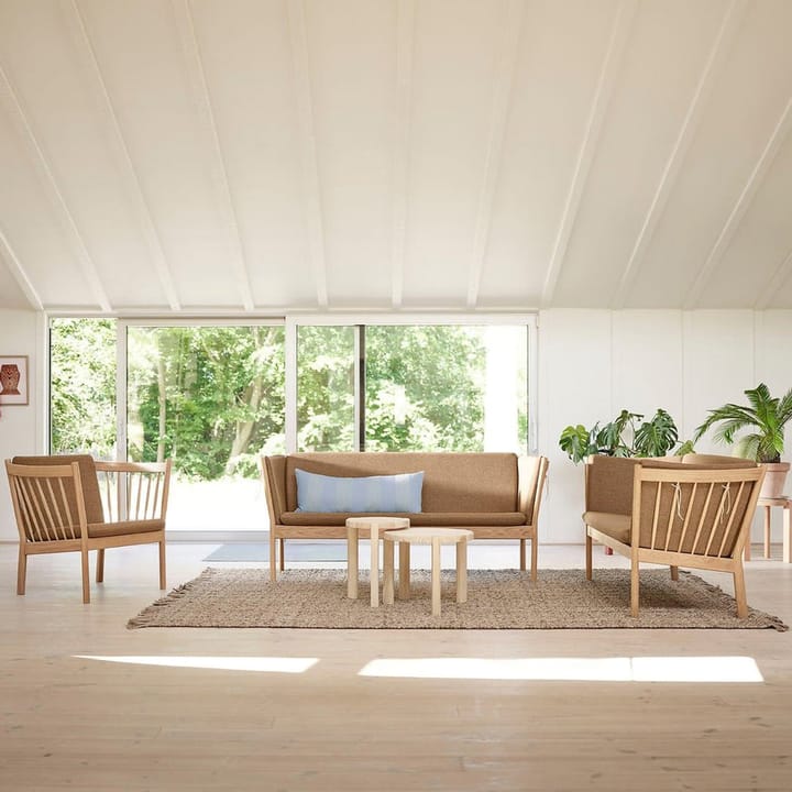 D108 Ragnesminde sofabord Ø48 cm, Pine ubehandlet FDB Møbler