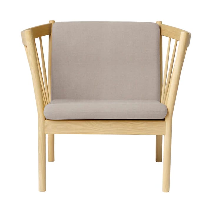 J146 lenestol - Eik lakkert-beige - FDB Møbler