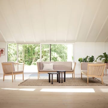 J146 lenestol - Eik lakkert-light grey - FDB Møbler