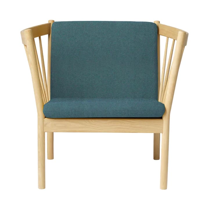 J146 lenestol - Oak lakkert-green - FDB Møbler