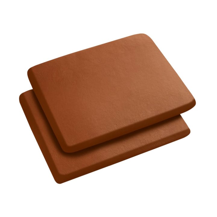 J146 sittepute - Cognac leather - FDB Møbler