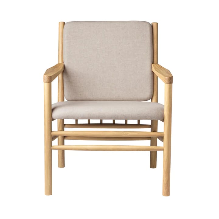 J147 lenestol - Eik lakkert-beige - FDB Møbler