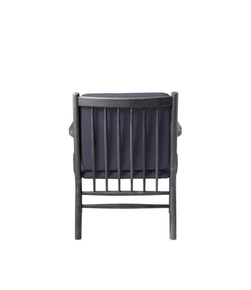 J147 lenestol - Oak black painted-dark blue - FDB Møbler