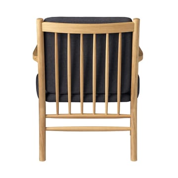 J147 lenestol - Oak lakkert-dark grey - FDB Møbler
